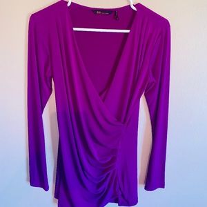 Sofia by Sofia Vergara Long Sleeve Slimming Blouse